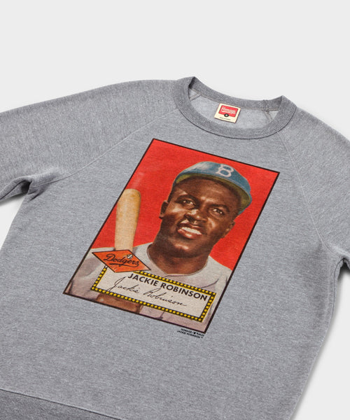 1952 Topps Baseball Jackie Robinson Dodgers Crewneck product image 2