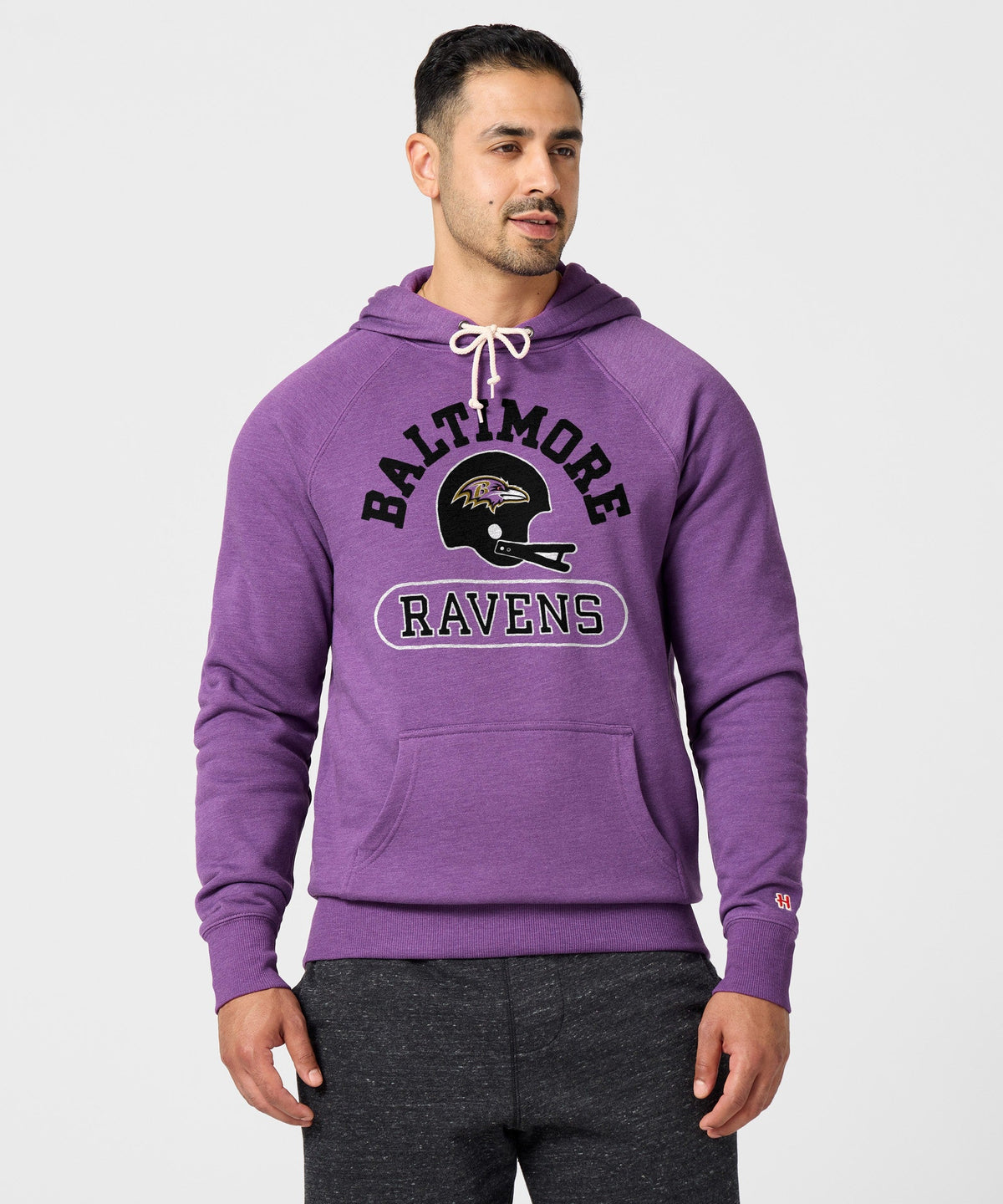 Baltimore Ravens Throwback Helmet Hoodie product image 3