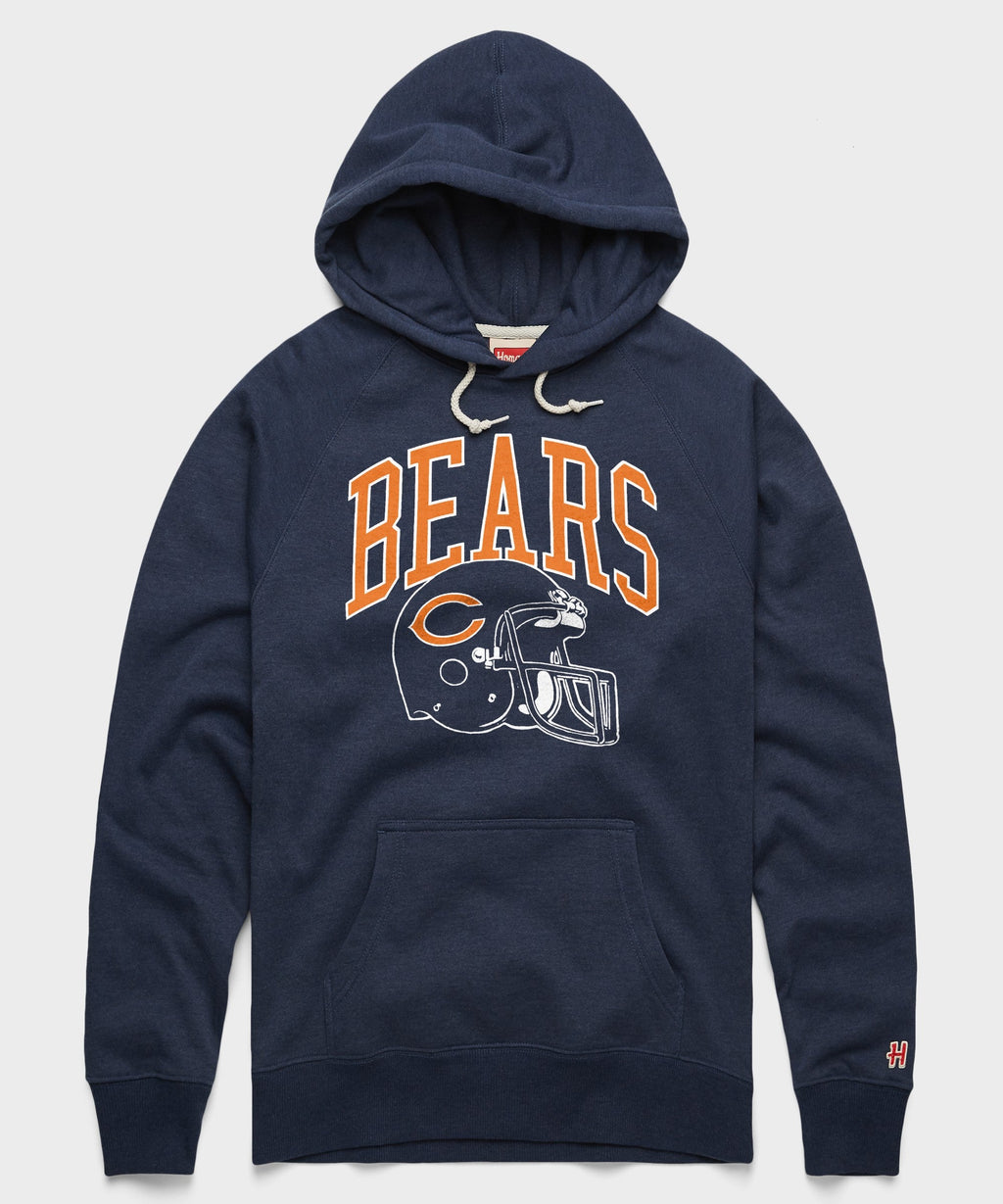 Chicago Bears Helmet Retro Hoodie product image 1