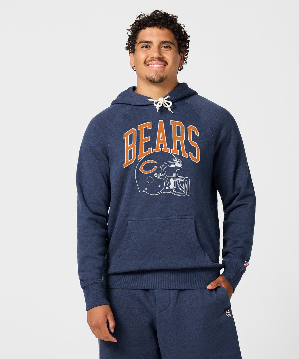 Chicago Bears Helmet Retro Hoodie product image 3