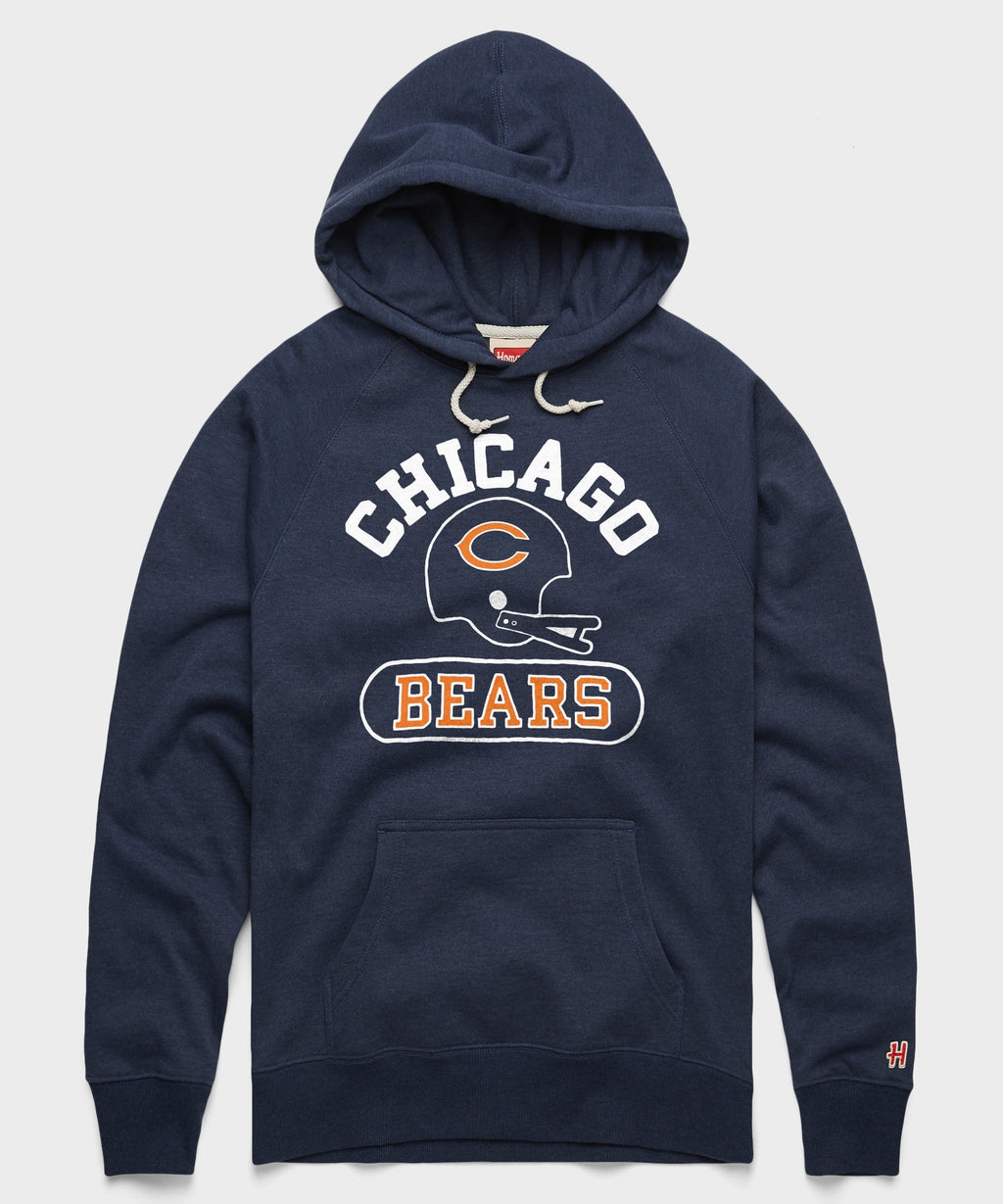 Chicago Bears Throwback Helmet Hoodie product image 1