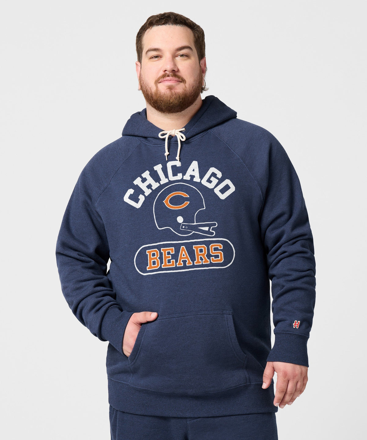 Chicago Bears Throwback Helmet Hoodie product image 3