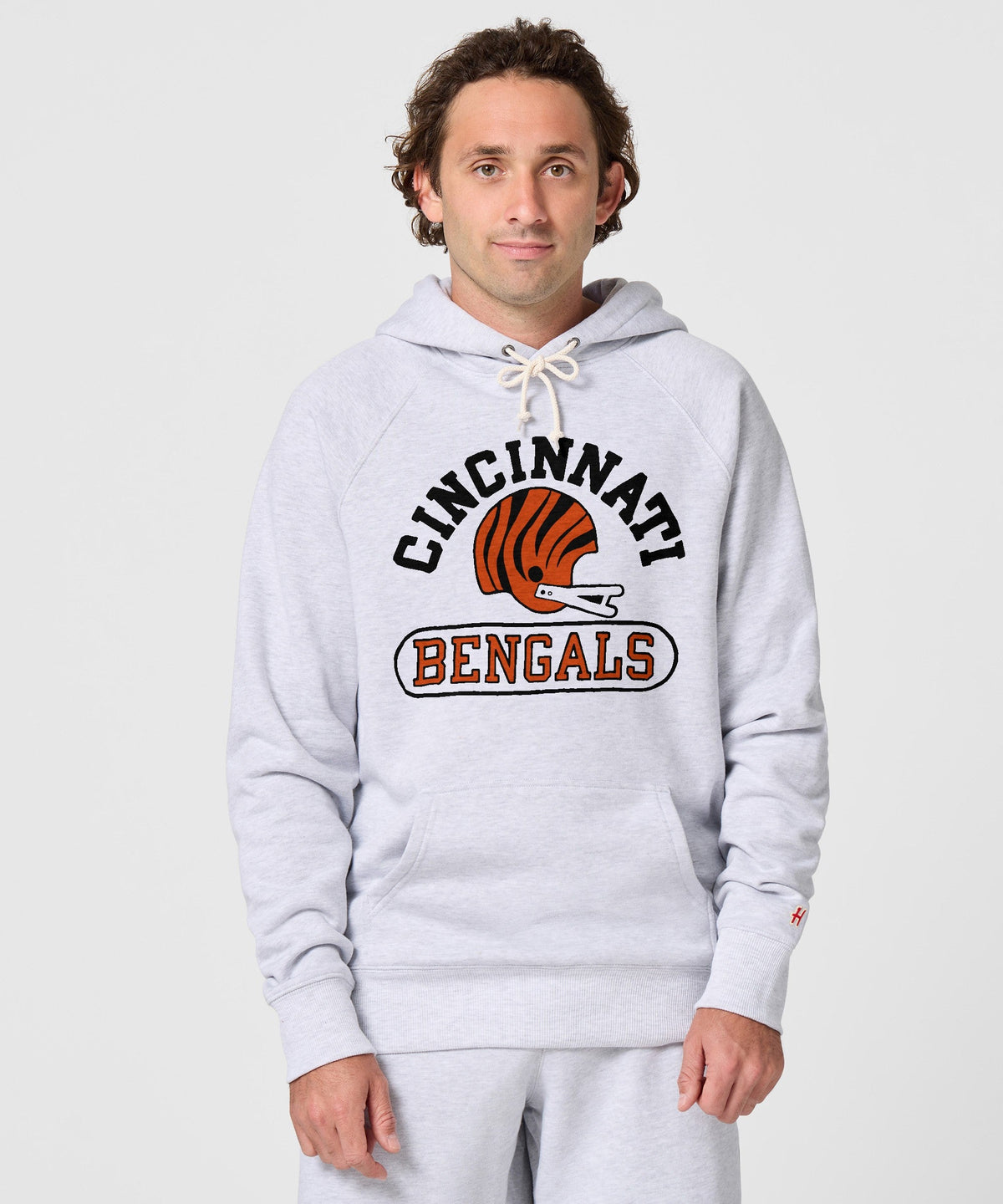 Cincinnati Bengals Throwback Helmet Hoodie product image 3