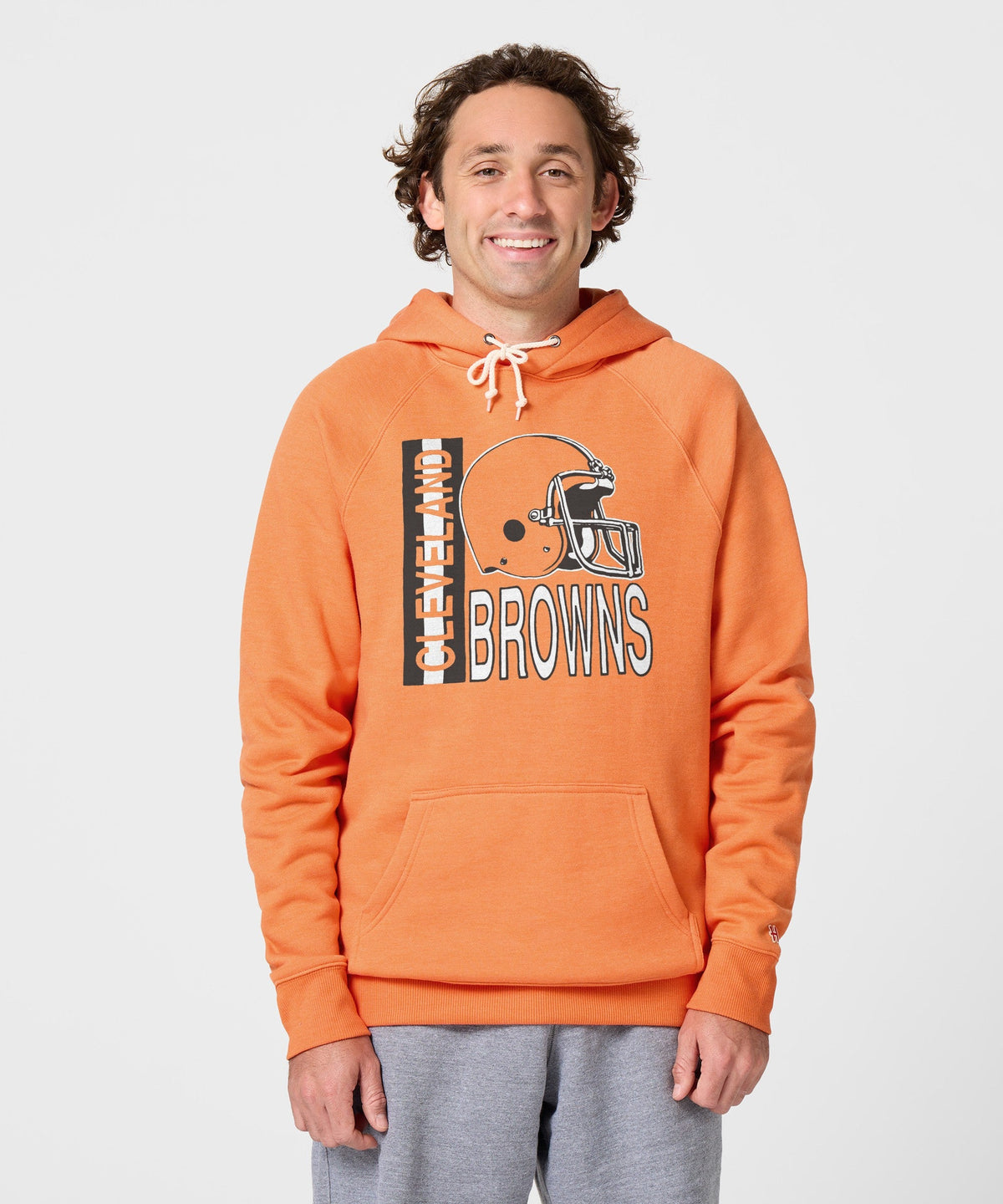 Cleveland Browns Helmet Stripe Hoodie product image 3
