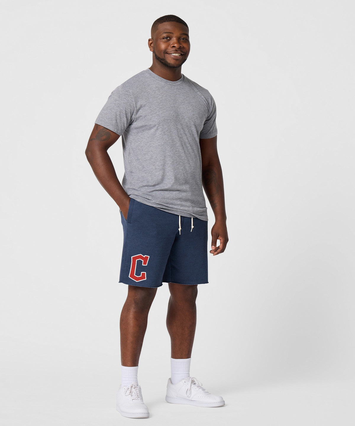Cleveland Guardians Cap Logo '22 Sweat Shorts