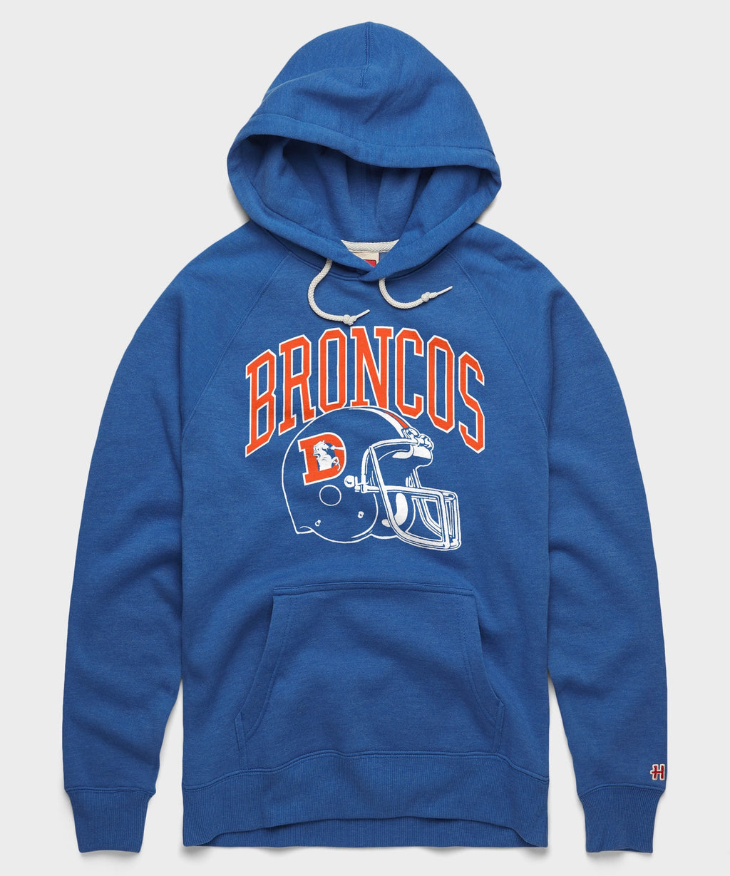 Denver Broncos Helmet Retro Hoodie product image 1