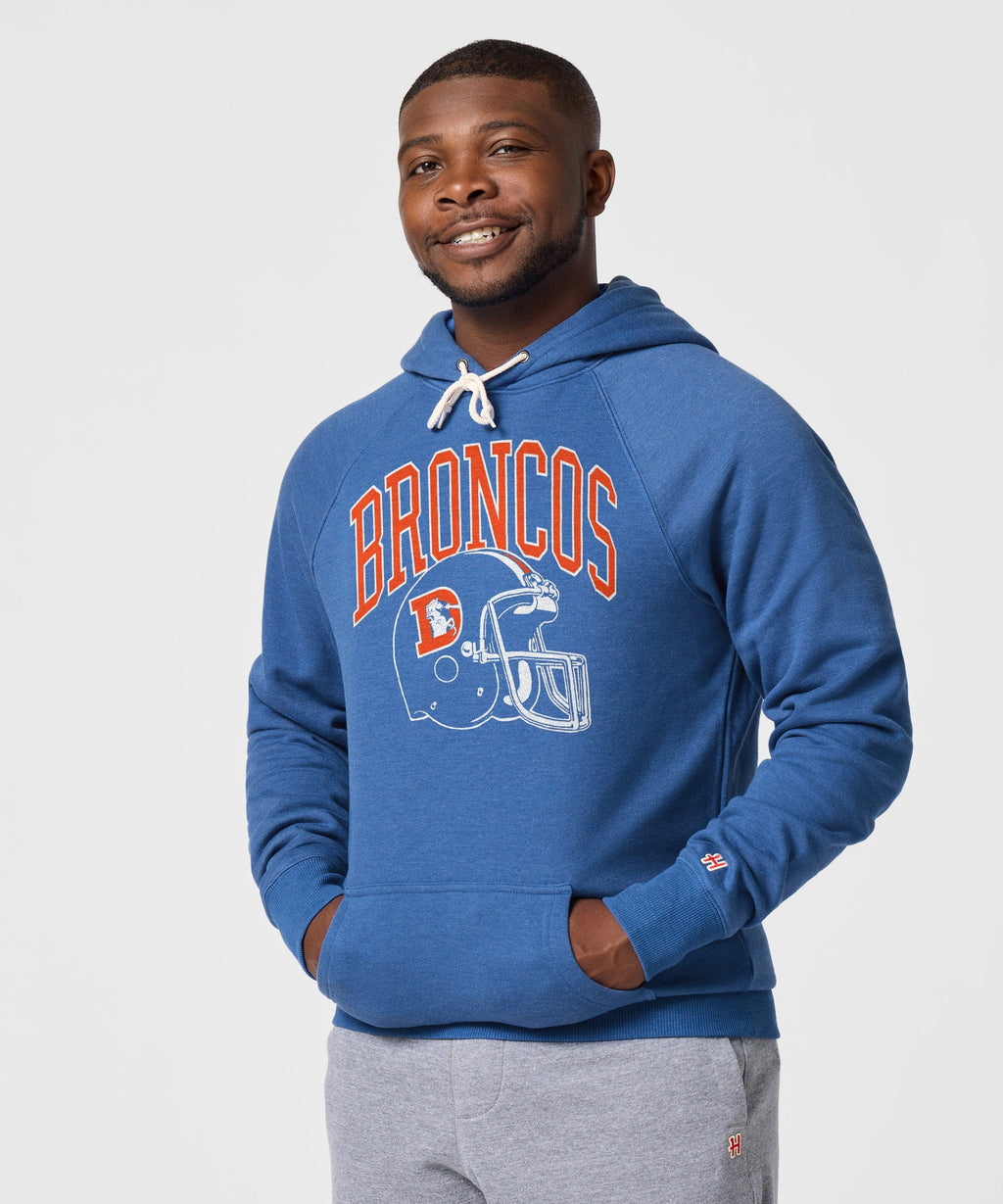 Denver Broncos Helmet Retro Hoodie product image 3