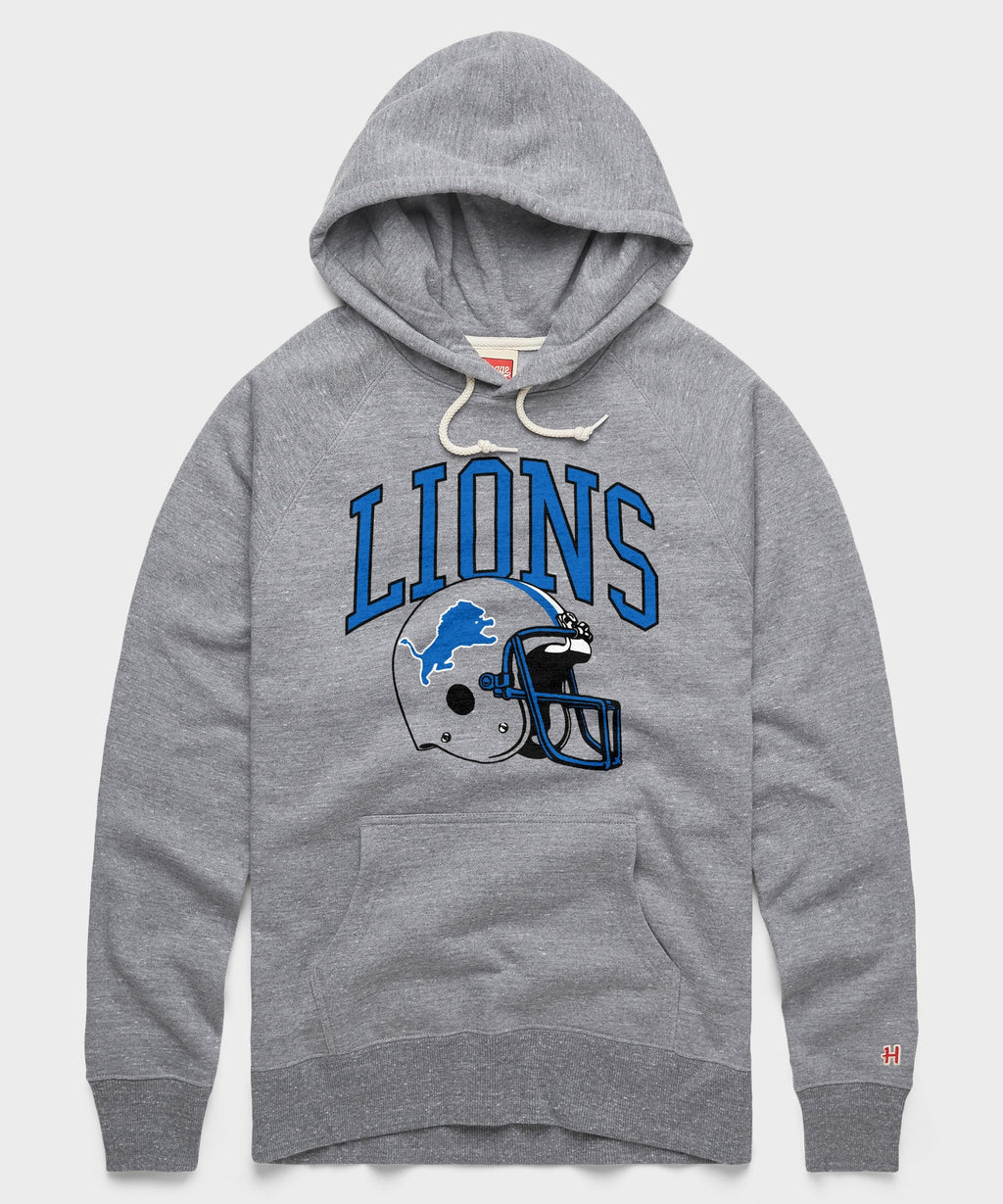 Detroit Lions Helmet Retro Hoodie product image 1