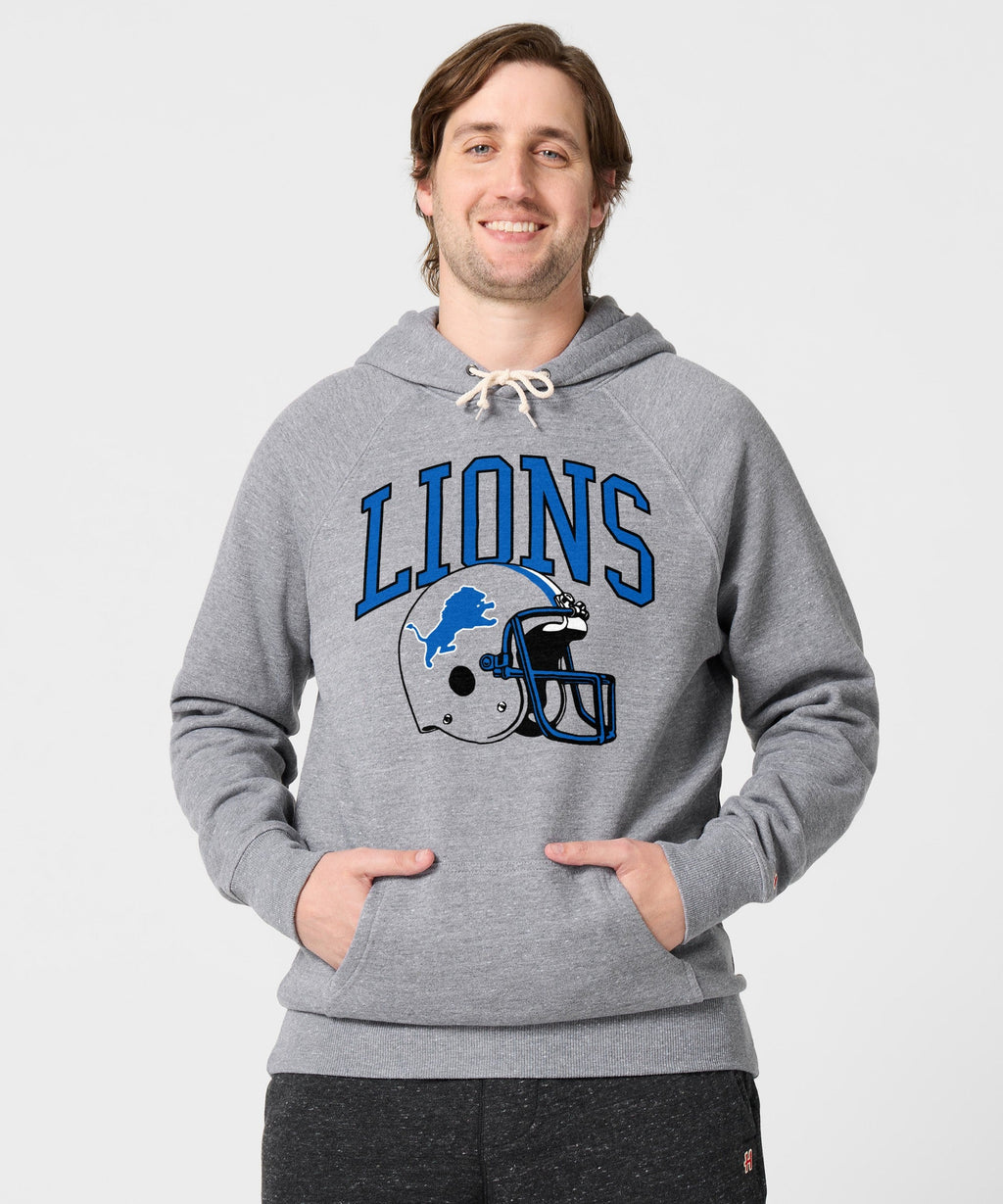 Detroit Lions Helmet Retro Hoodie product image 3