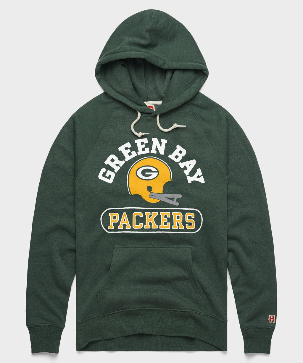 Green Bay Packers Throwback Helmet Hoodie product image 1
