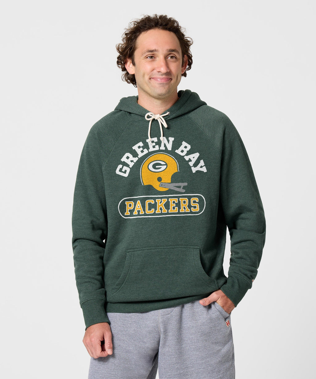Green Bay Packers Throwback Helmet Hoodie product image 3