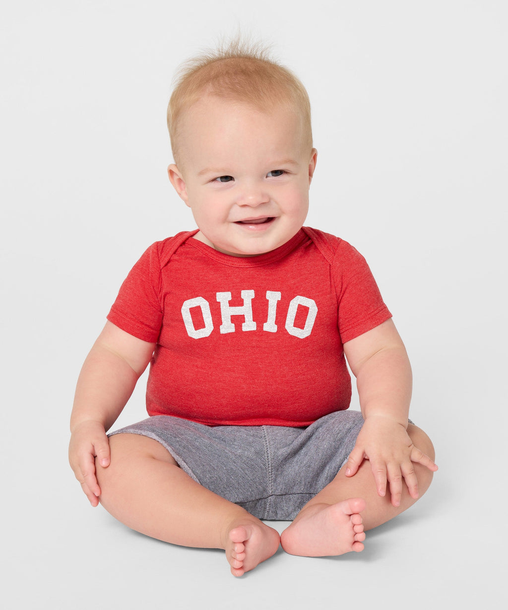 Jesse Owens Block Ohio Baby One Piece