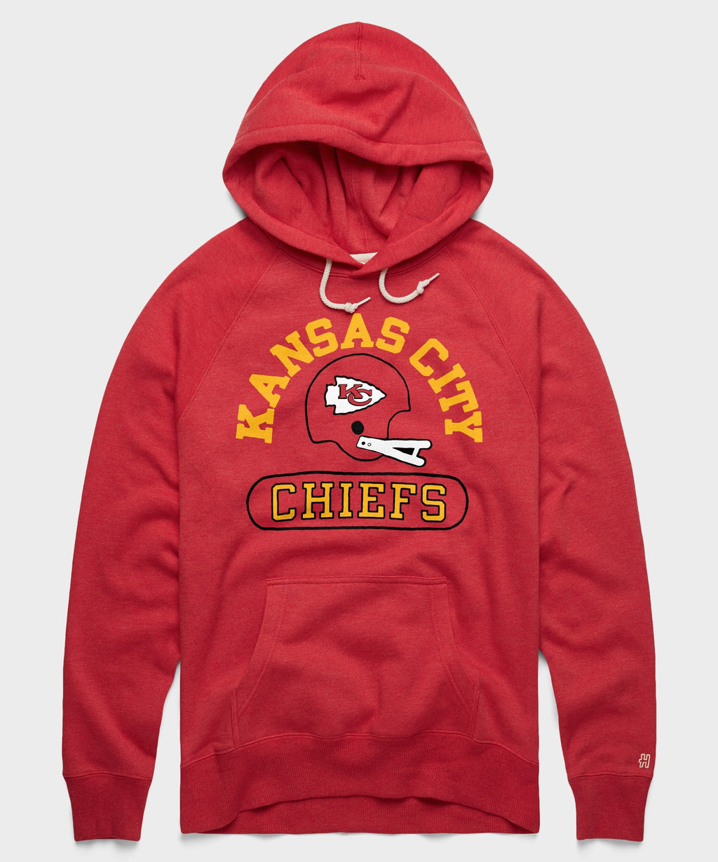 Kansas City Chiefs Throwback Helmet Hoodie product image 1