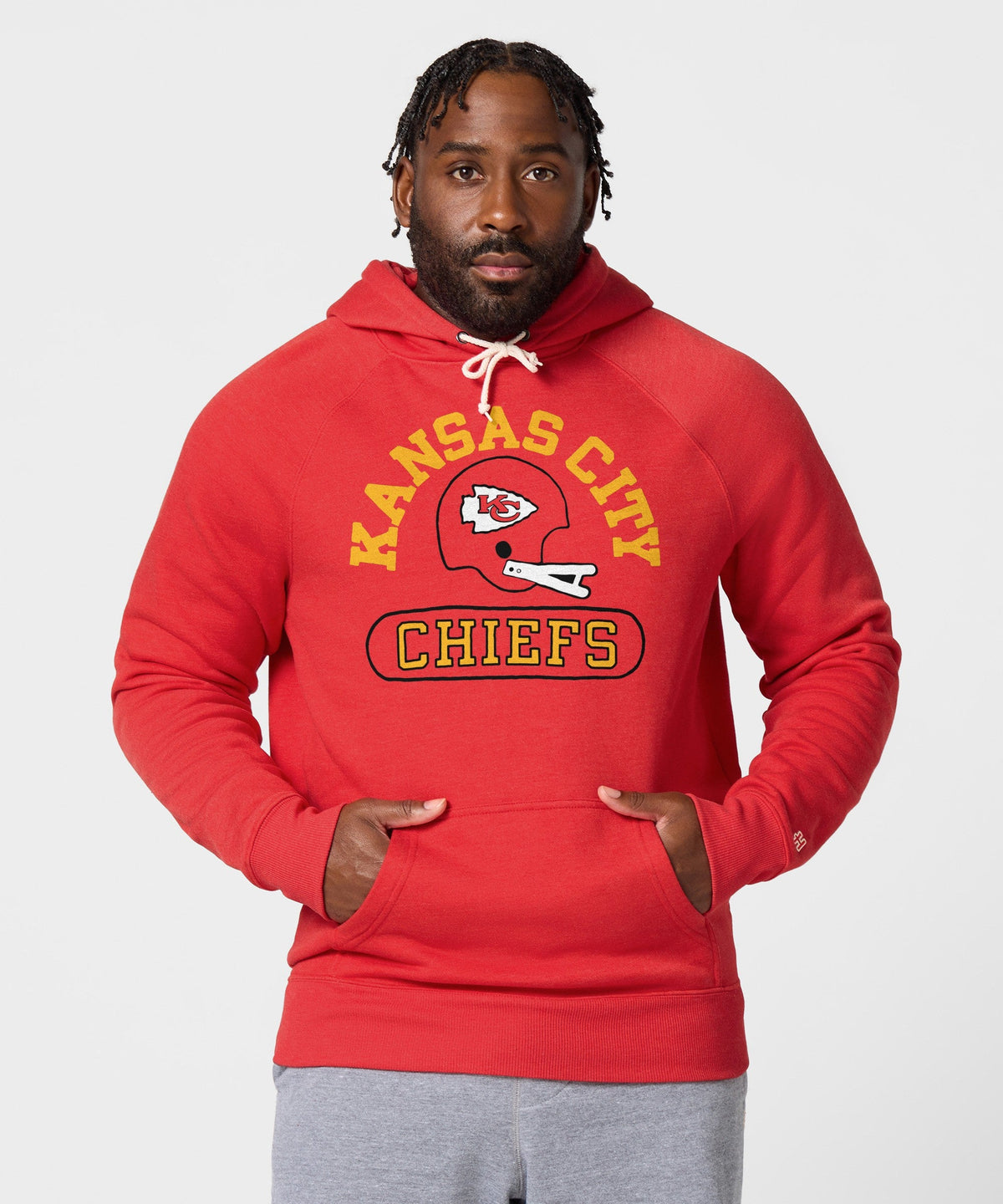 Kansas City Chiefs Throwback Helmet Hoodie product image 3