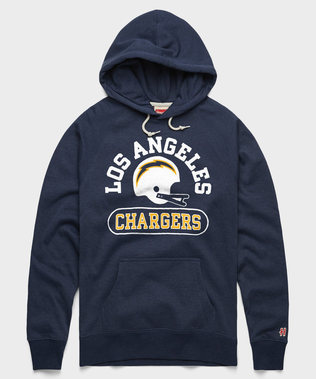 Los Angeles Chargers Throwback Helmet Hoodie product image 1