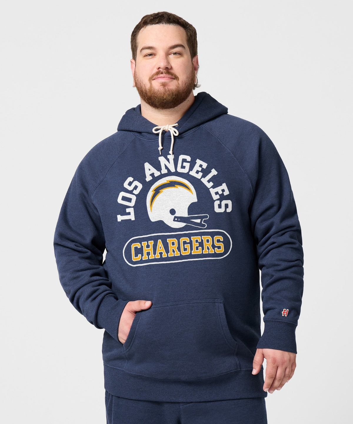 Los Angeles Chargers Throwback Helmet Hoodie product image 3