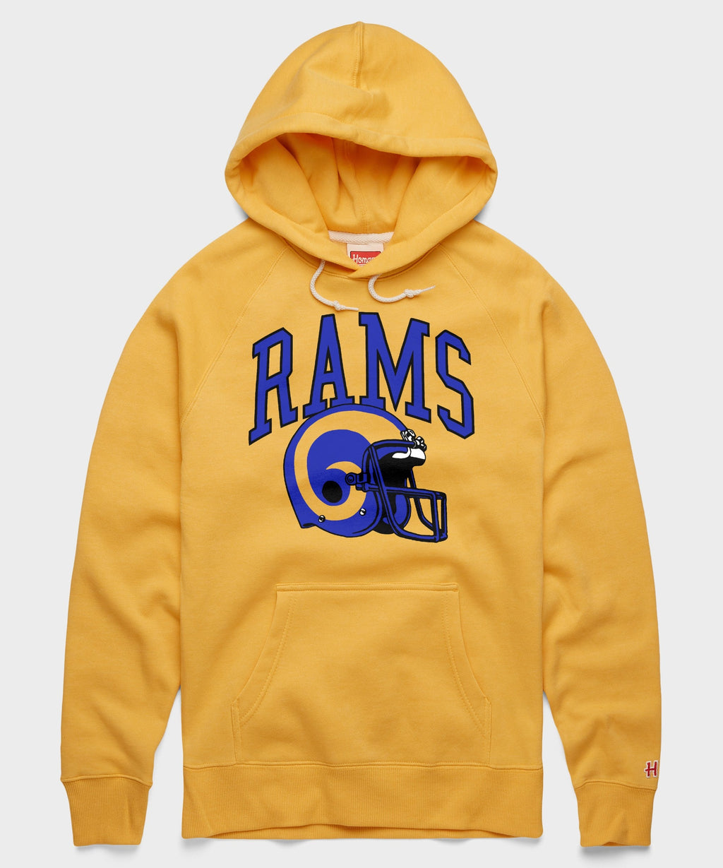 Los Angeles Rams Helmet Retro Hoodie product image 1