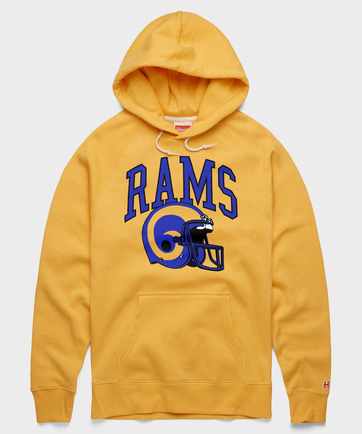Los Angeles Rams Helmet Retro Hoodie product image 1