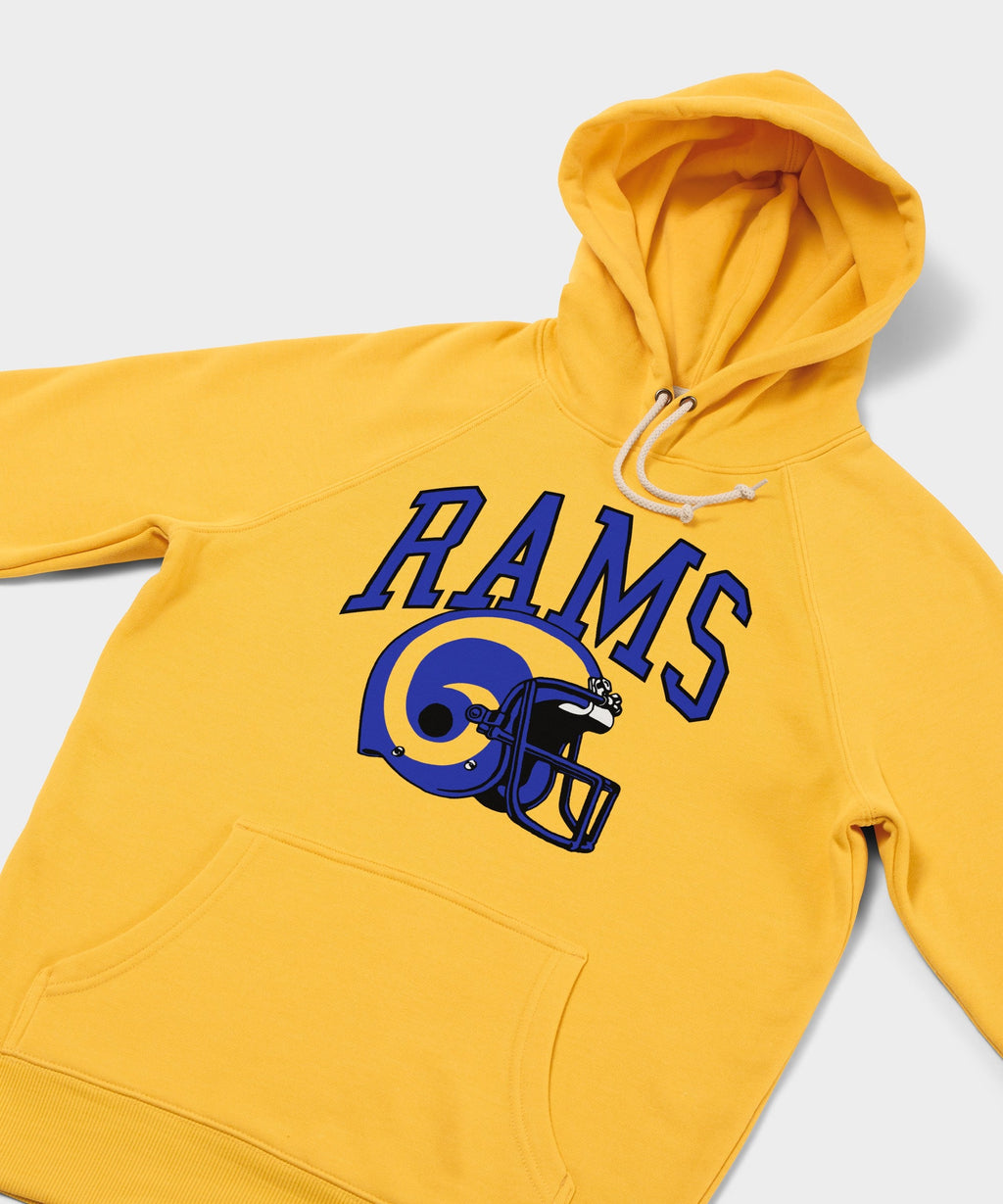 Los Angeles Rams Helmet Retro Hoodie product image 2