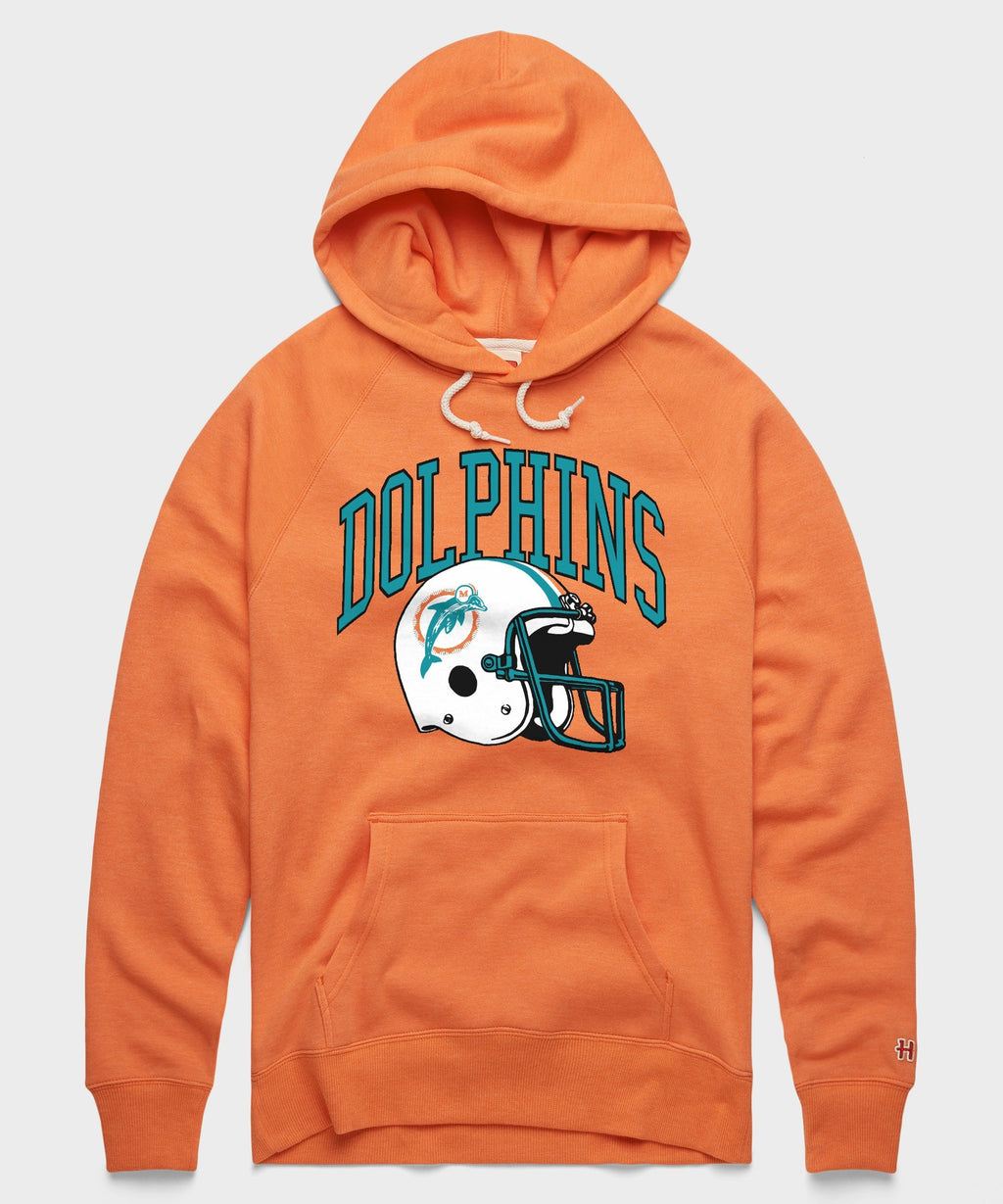 Miami Dolphins Helmet Retro Hoodie product image 1
