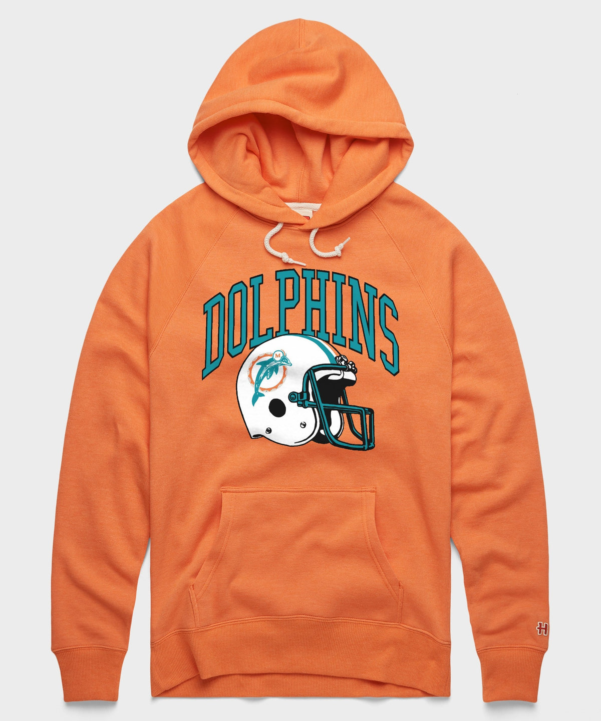 Miami Dolphins Helmet Retro Hoodie product image 1