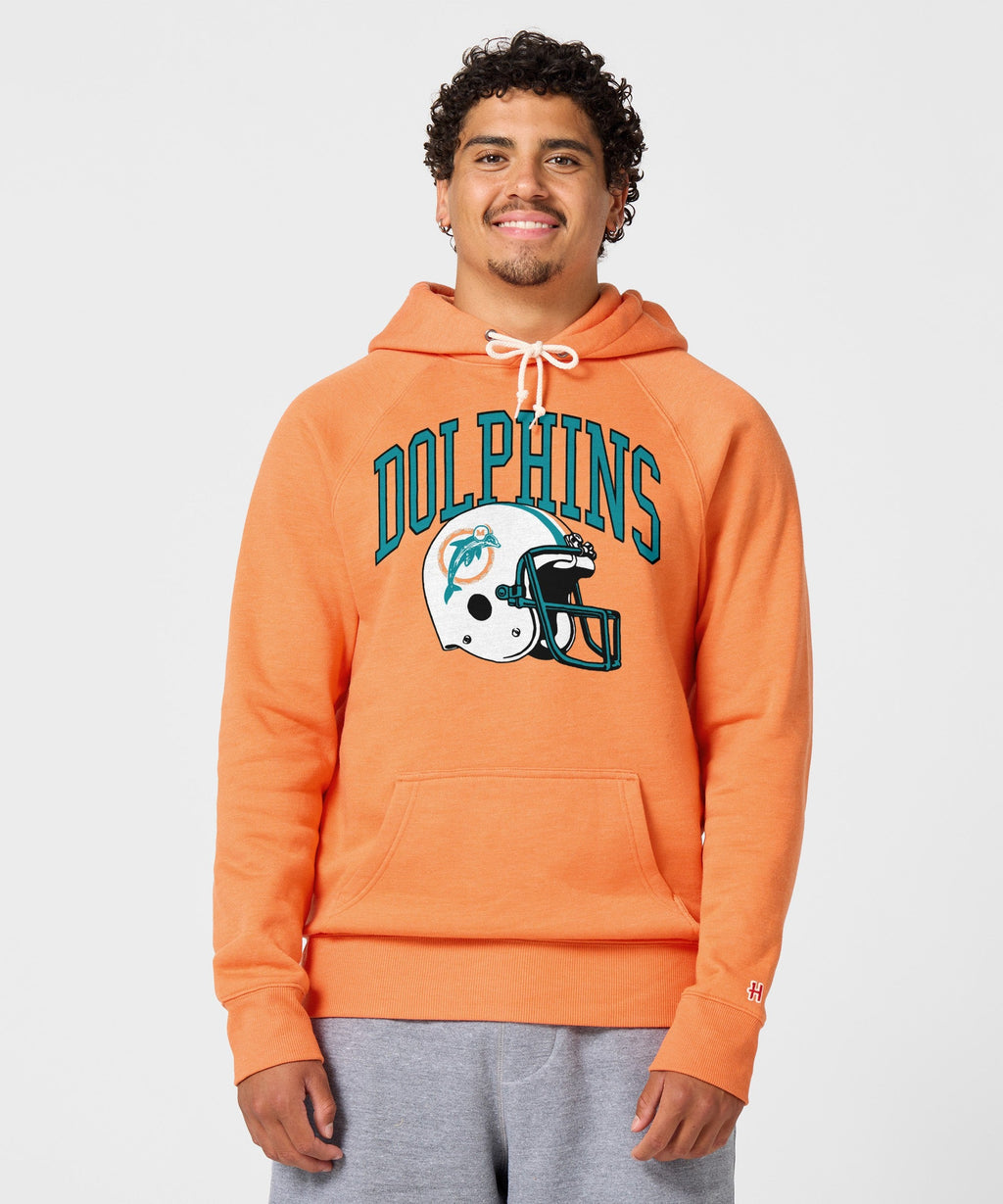 Miami Dolphins Helmet Retro Hoodie product image 3