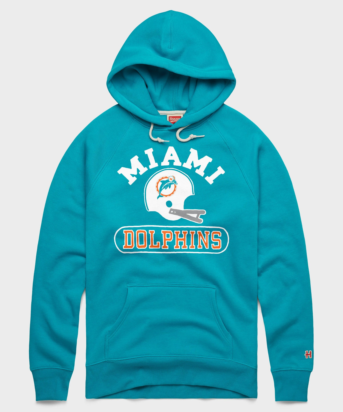 Miami Dolphins Throwback Helmet Hoodie product image 1