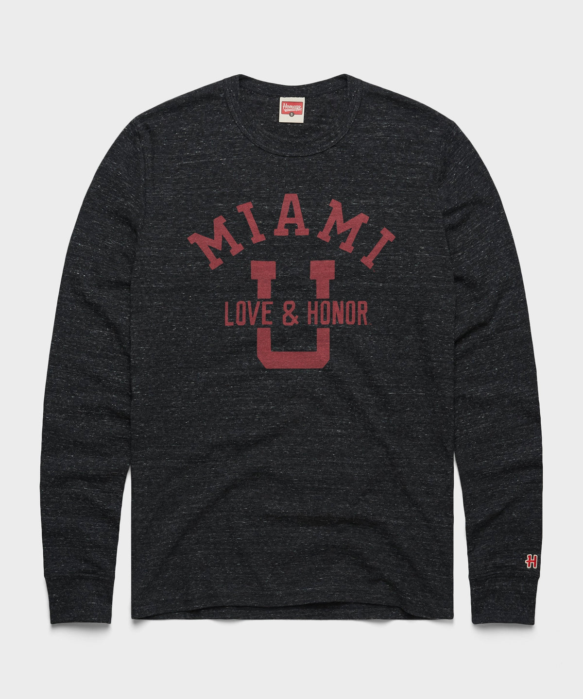 Miami U Love And Honor Long Sleeve Tee product image 1