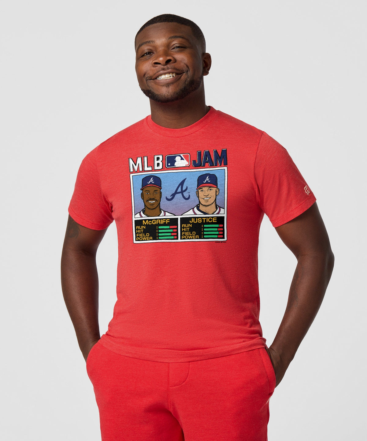 MLB Jam Braves McGriff and Justice product image 3