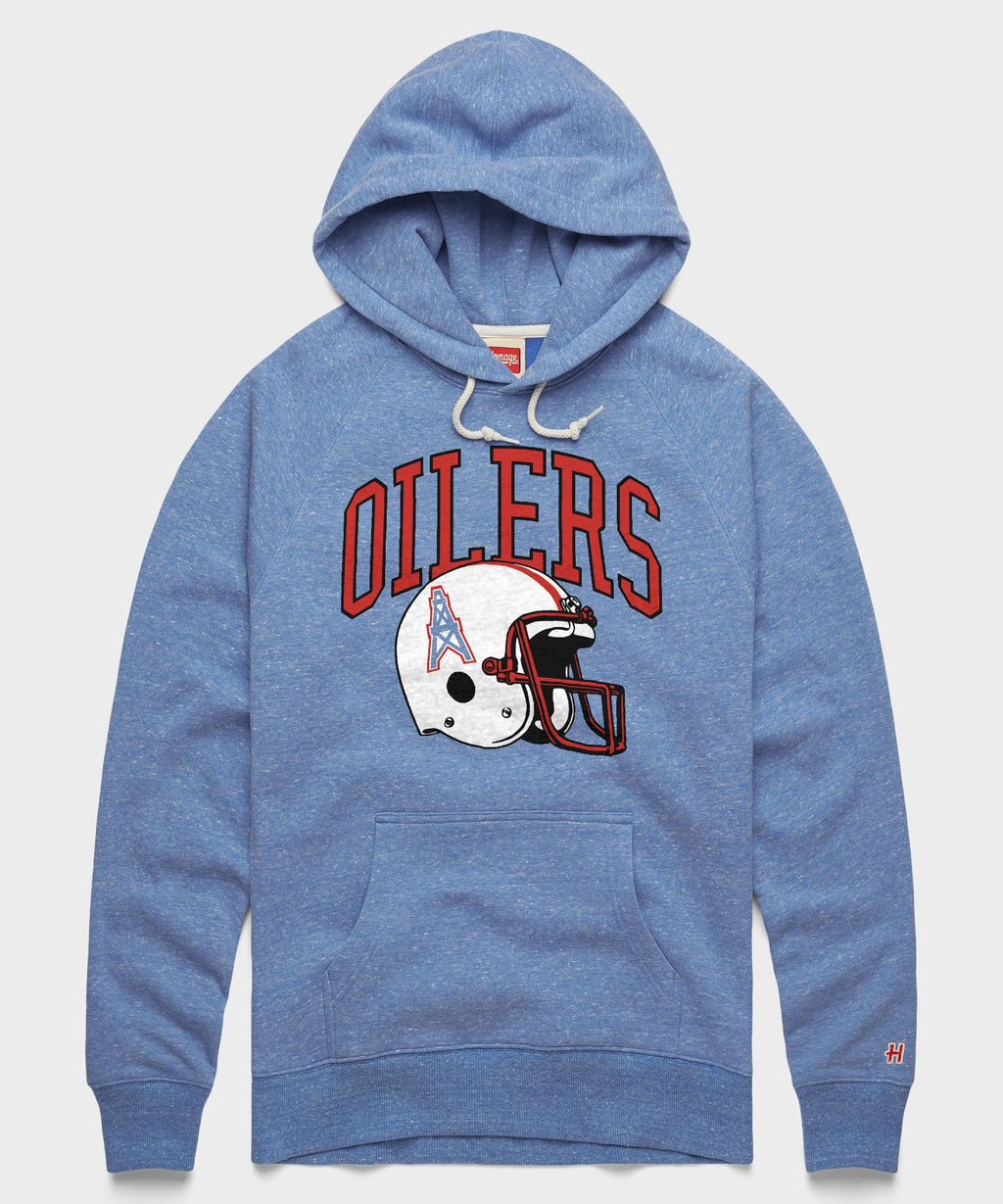 Oilers Football Helmet Retro Hoodie product image 1