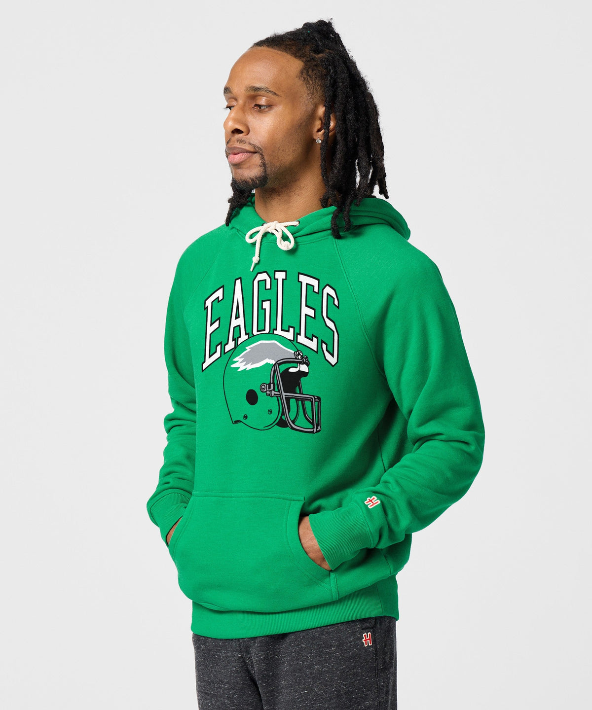 Philadelphia Eagles Helmet Retro Hoodie product image 6