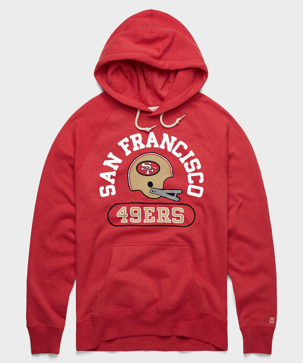 San Francisco 49ers Throwback Helmet Hoodie product image 1