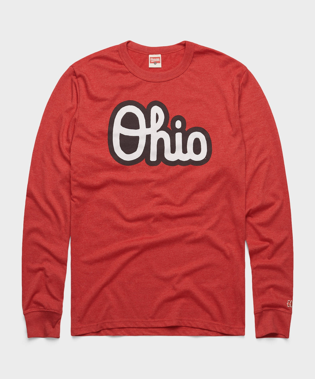 Script Ohio Outline Long Sleeve Tee product image 1