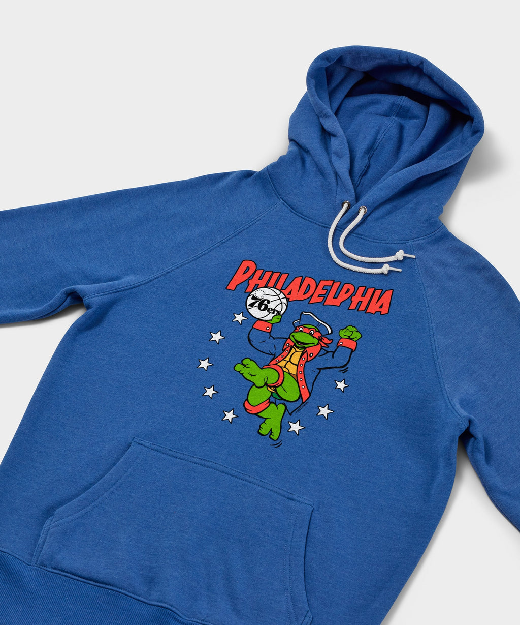 TMNT Raphael X Philadelphia 76ers Hoodie product image 2
