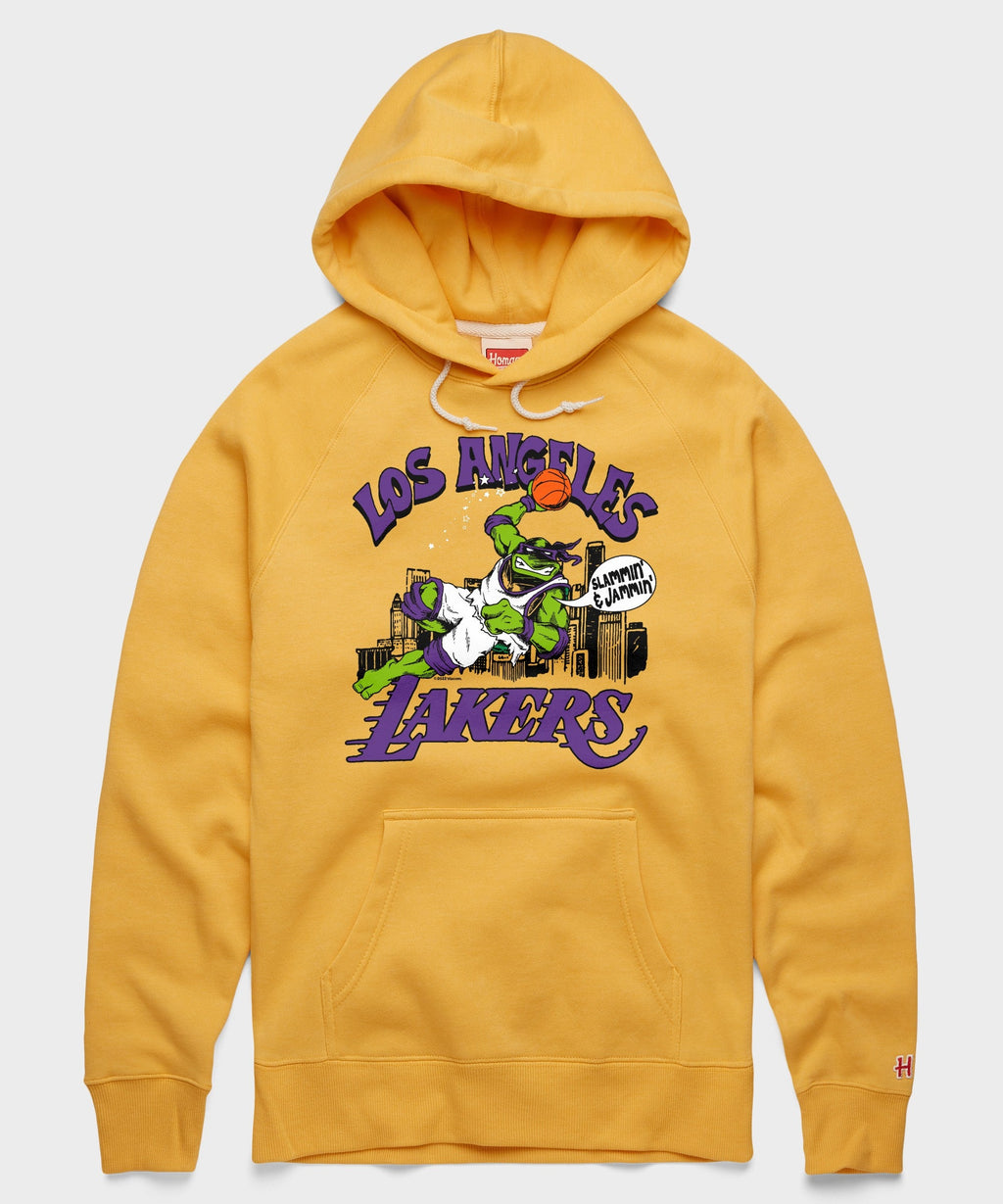 TMNT X LA Lakers Slammin' And Jammin' Hoodie product image 1