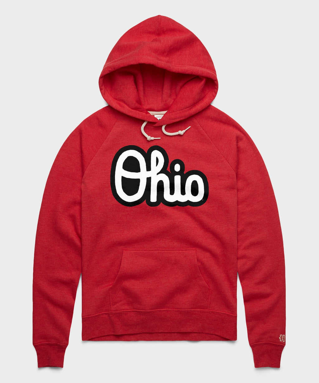 Women's Script Ohio Outline Hoodie product image 1