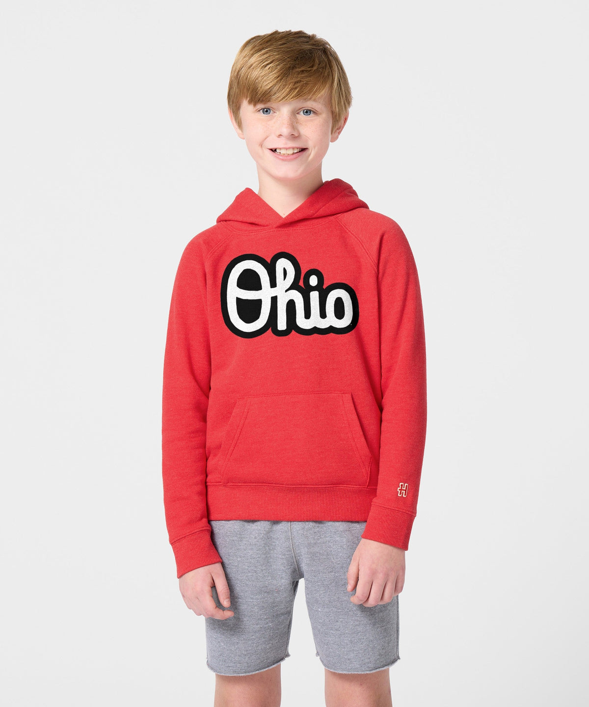 Youth Script Ohio Outline Hoodie product image 3