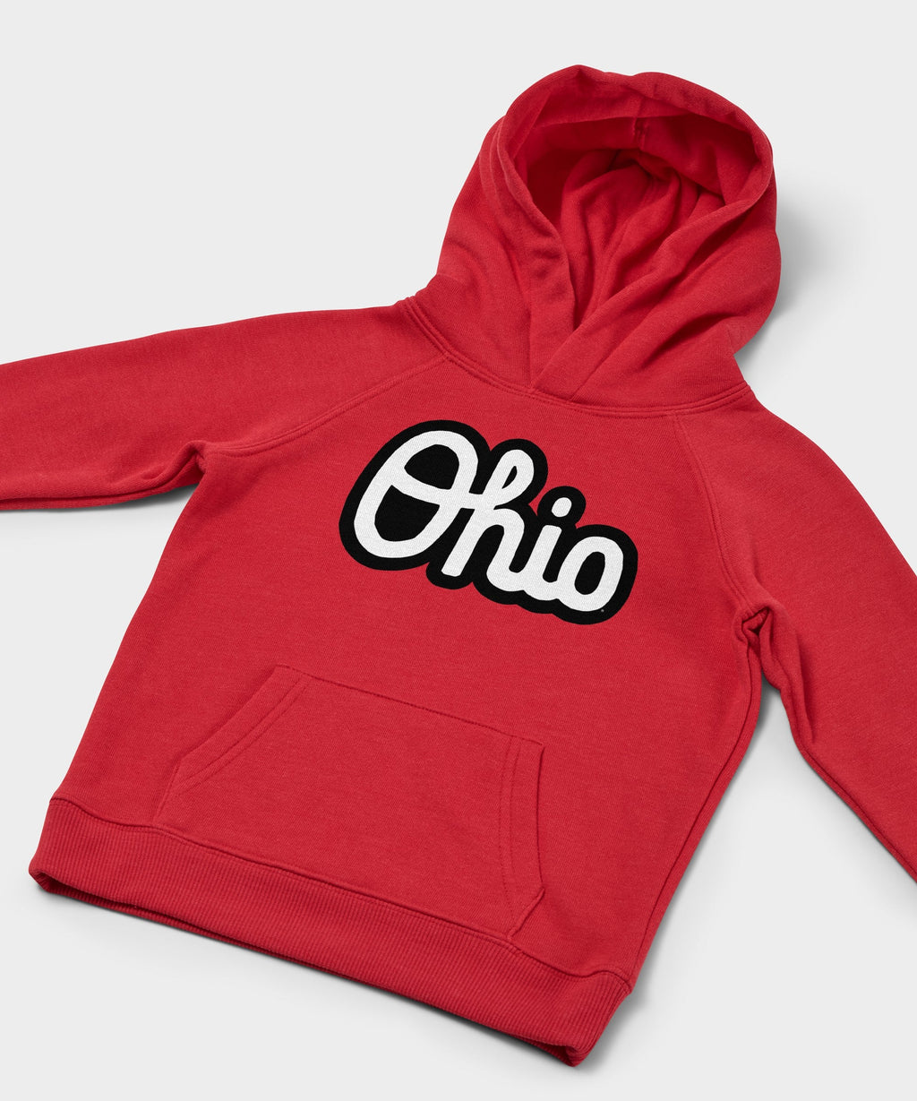 Youth Script Ohio Outline Hoodie product image 2